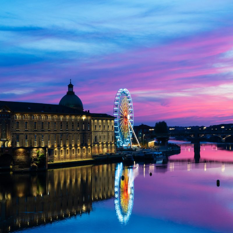 Les berges de la Garonne à Toulouse